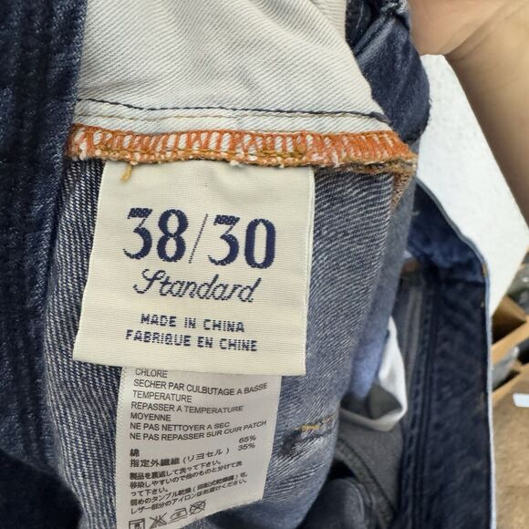 S Tommy Bahama‎ Jeans Mens 38x30 Blue Straight Leg Denim Stretch Standard - Picture 9 of 10